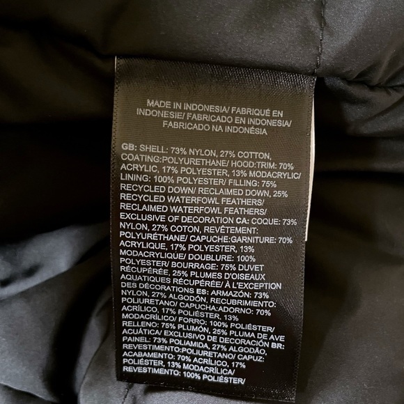 The North Face Women’s Arctic Parka Black Waterproof Coat - Picture 8 of 11